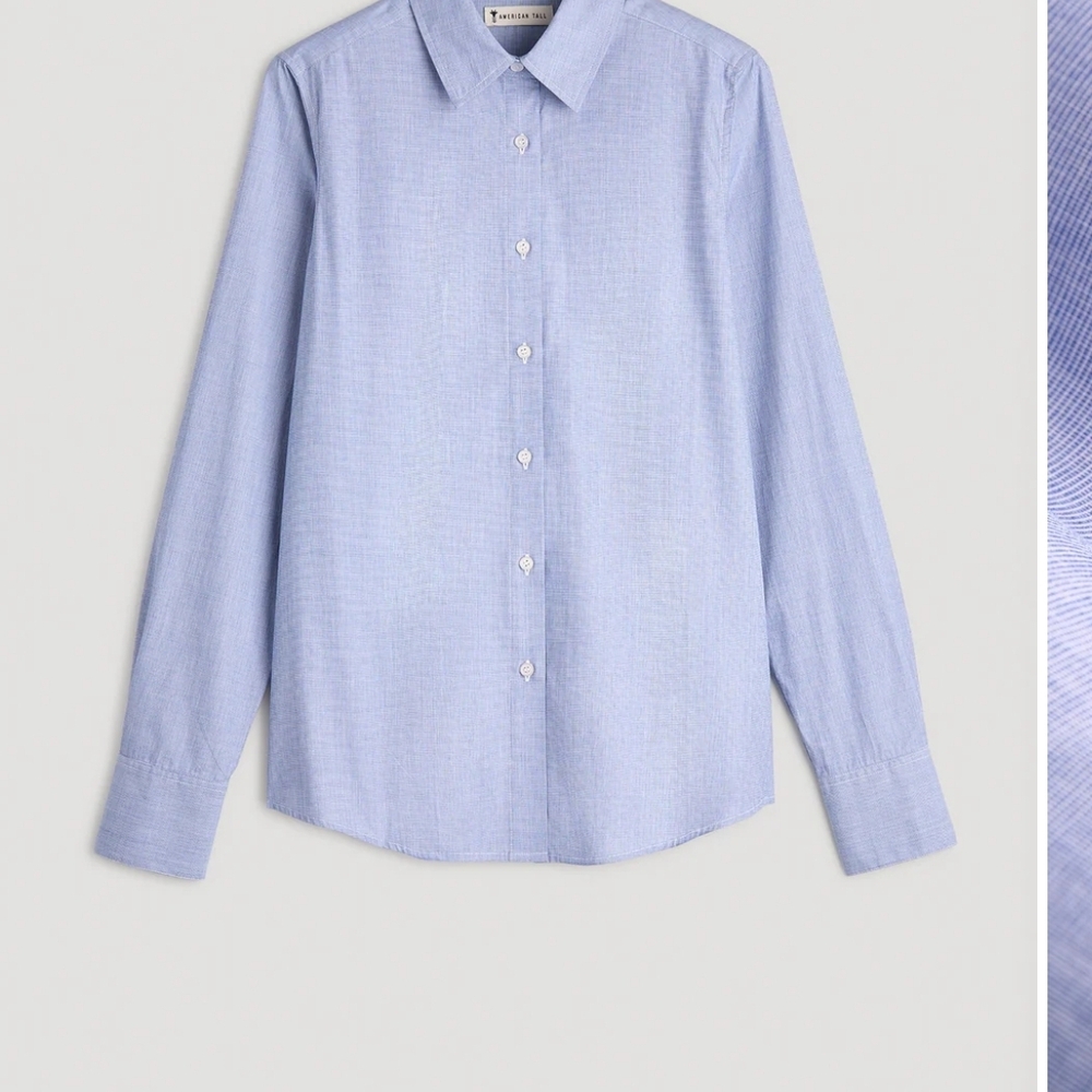 American Tall Womens Button-Up Shirt